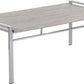 Camelia Cocktail Table, Grey & Chrome