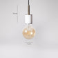 Swoon Helios Pendant, White Marble