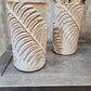 Pair of Leaf Design Vases