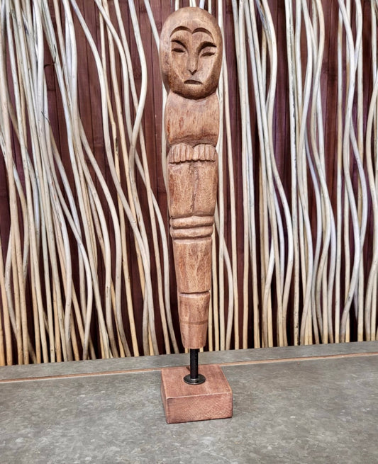 Wooden Totem Figure- 39cm